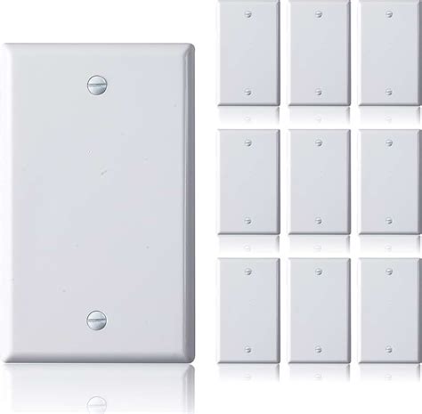 blank plate electrical box|electrical outlet blank plate.